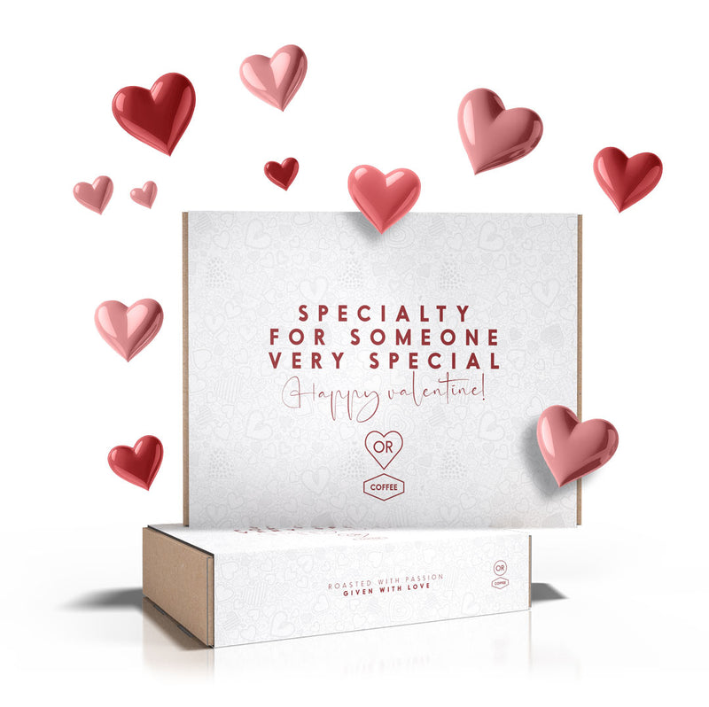 Valentijns Specialty Coffee Gift Box voor espresso