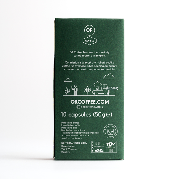 Capsules Easy Going - compostable (back)